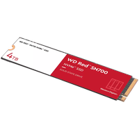 SSD NAS WD Red SN700 4TB M.2 2280-D5-M PCIe Gen3 x4 NVMe, Read/Write: 3400/3100 MBps, IOPS 550K/520K, TBW: 5100 - 2