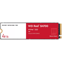 SSD NAS WD Red SN700 4TB M.2 2280-D5-M PCIe Gen3 x4 NVMe, Read/Write: 3400/3100 MBps, IOPS 550K/520K, TBW: 5100 - 1