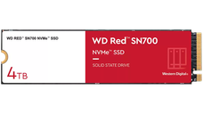 SSD NAS WD Red SN700 4TB M.2 2280-D5-M PCIe Gen3 x4 NVMe, Read/Write: 3400/3100 MBps, IOPS 550K/520K, TBW: 5100