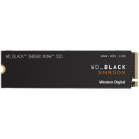 SSD WD Black SN850X 1TB M.2 2280 PCIe Gen4 x4 NVMe, Read/Write: 7300/6300 MBps, IOPS 800K/1100K, TBW: 600 - 1