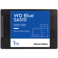 SSD WD Blue SA510 1TB SATA, 2.5", 7mm, Read/Write: 560/520 MBps, IOPS 90K/82K, TBW: 400 - 1