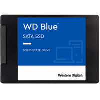 SSD WD Blue SA510 1TB SATA 6Gbps, 2.5", 7mm, Read/Write: 560/520 MBps, IOPS 90K/82K, TBW: 400 - 1