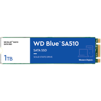 SSD WD Blue SA510 1TB SATA 6Gbps, M.2 2280, Read/Write: 560/520 MBps, IOPS 90K/82K, TBW: 400 - 1