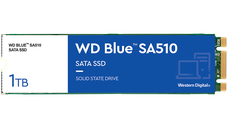 SSD WD Blue SA510 1TB SATA 6Gbps, M.2 2280, Read/Write: 560/520 MBps, IOPS 90K/82K, TBW: 400