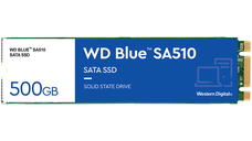 SSD WD Blue SA510 500GB SATA 6Gbps, M.2 2280, Read/Write: 560/510 MBps, IOPS 90K/82K, TBW: 200