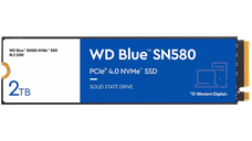 SSD WD Blue SN580 2TB M.2 2280 PCIe Gen4 x4 NVMe TLC, Read/Write: 4150/4150 MBps, IOPS 600K/750K, TBW: 900