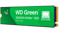 SSD WD Green SN3000 2TB M.2 2280 S3-M PCIe Gen4 x4 NVMe, Read/Write: 5000/4200 MBps, TBW: 250
