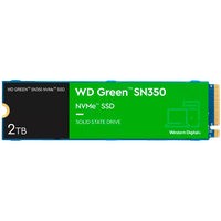 SSD WD Green SN350 2TB M.2 2280 PCIe Gen3 x3 NVMe QLC, Read/Write: 3200/3000 MBps, IOPS 500K/450K, TBW: 100 - 1