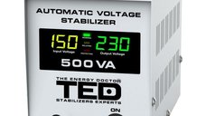 Stabilizator de retea 500VA cu AVR si iesire Schuko