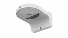 Suport de perete pentru camera de supraveghere Milesight A71, compatibil cu (AI) IR Mini Dome si (AI) Vandal-proof Mini Dome