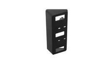 Suport montaj pe colt Hikvision DS-KABV6113-A, pentru interfoane seria KV6unghiul de instalare la 30 de grade Dimensiuni:133x60