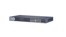 Switch Gigabit DS-3E1518P-SI, L2, 16-Port, PoE