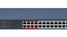 Switch Hikvision DS-3E1326P-EI(B) Fast Ethernet cu 24 porturi PoE