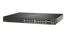 Switch HPE Aruba Networking CX 6200F cu 24 porturi Gigabit PoE si 4 porturi SFP+