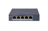 Switch PoE Hikvision DS-3E1505P-EI, 4 × Gigabit PoE port,1 × Gigabit RJ45 port, Total PoE Power Budget 60W, Support 802.1Q VLAN, - 1