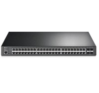Switch TP-Link JetStream 48-Port Gigabit L2 Managed, TL-SG3452P interfata: 48× Porturi RJ45 10/100/1000 Mbps, 4× Sloturi Gigab - 1