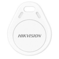 Tag mifare Hikvision DS-PT-M1, material PVC, ABS, dimensiuni: 41x32x3.5mm, culoare alba, pachet 25 bucati - 1