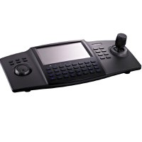 Tastatura de control Hikvision DS-1100KI(B) pentru camere speed dome, display 7" LCD, 4D joystick, suporata 32 utilizatori si 4 - 1