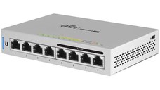 UBIQUITI 8-Port Fully Managed Gigabit Switch with 4 IEEE 802.3af Includes 60W Power Supply, EU