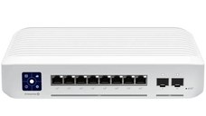 Ubiquiti Enterprise Layer 3, PoE switch with (8) 2.5GbE, 802.3at PoE+ RJ45 ports and (2) 10G SFP+ ports