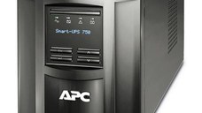 UPS APC Smart-UPS SMT line-interactive / sinusoidala 750VA / 500W 6conectori C13, baterie RBC48, optional extindere garantie cu