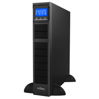 UPS Njoy Balder 1000 Online, Tower/rack, 1000 W, fara AVR, IEC x 8, display LCD, back-up 11 – 20 min. Putere (VA): 1000 - 3