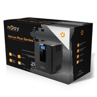 UPS nJoy Horus Plus 1000, 1000VA/600W, Afisaj LCD cu ecran tactil, 4 Prize Schuko cu Protectie, Repornire Automata, RJ11 protect - 2