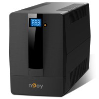 UPS nJoy Horus Plus 1000, 1000VA/600W, Afisaj LCD cu ecran tactil, 4 Prize Schuko cu Protectie, Repornire Automata, RJ11 protect - 5