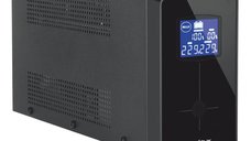 UPS Serioux Line Interactive 1200LI cu Ecran LCD, Capacitate 1200VA/720W si 4 Prize Schuko