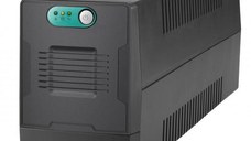 UPS Spacer Line Int. fara management, 1000VA/ 600W, AVR, 4 x socket Schuko, indicatie status cu LED, 2 x baterie 12V/7Ah, bate