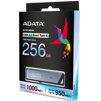 USB Flash Drive ADATA 256GB, UE800, USB Type-C, Black - 1