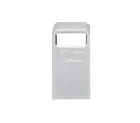 USB Flash Drive Kingston 128GB Data Traveler Micro, USB 3.2 Gen1, Metalic - 1