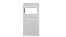 USB Flash Drive Kingston 256GB Data Traveler Micro, USB 3.2 Gen1, Metalic