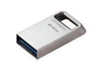 USB Flash Drive Kingston 64GB Data Traveler Micro, USB 3.2 Gen1, Metalic