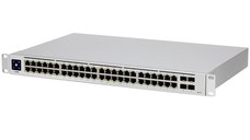 USW-48-PoE is 48-Port managed PoE switch with (48) Gigabit Ethernet ports including (32) 802.3at PoE+ ports, and (4) SFP ports.