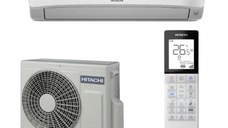 Aparat de aer conditionat Hitachi AIRHOME 400, 12000 BTU, Wi-fi, Auto curatare (Alb)