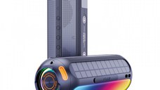 Boxă portabilă Bluetooth cu panou solar AERIUM T5000 LED TWS