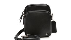 Borseta ALDO neagra, THOMPSO 009, din piele ecologica