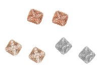 Cercei ALDO argintii, DOLONNA 962, din metal - 1