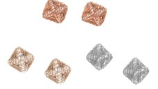 Cercei ALDO argintii, DOLONNA 962, din metal