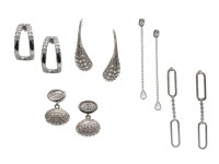 Cercei ALDO argintii, PARTYESSENTIALS 973, din metal - 1