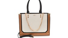 Geanta ALDO alba, CATYLA 270, din piele ecologica