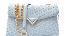 Geanta ALDO albastra, SOFTWOVEN 450, din piele ecologica