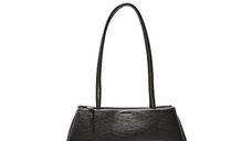 Geanta ALDO ALESIA 008, Neagra, din Piele Ecologica