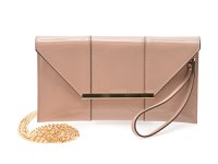 Geanta ALDO bej, FEILLE 500, din piele ecologica lacuita - 1