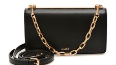 Geanta ALDO DABOUCA 001, neagra, din piele ecologica