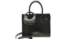 Geanta ALDO neagra, AURALIE 001, din piele ecologica