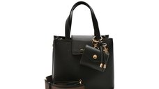 Geanta ALDO neagra, CALIORA 001, din piele ecologica