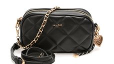 Geanta ALDO neagra, SWEETPIE 001, din piele ecologica