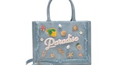 Geanta ALDO PARADISETOTE 407, Albastra, din Piele Ecologica
